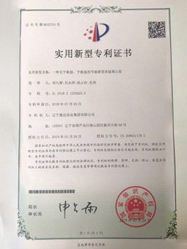 实用新型专利证书